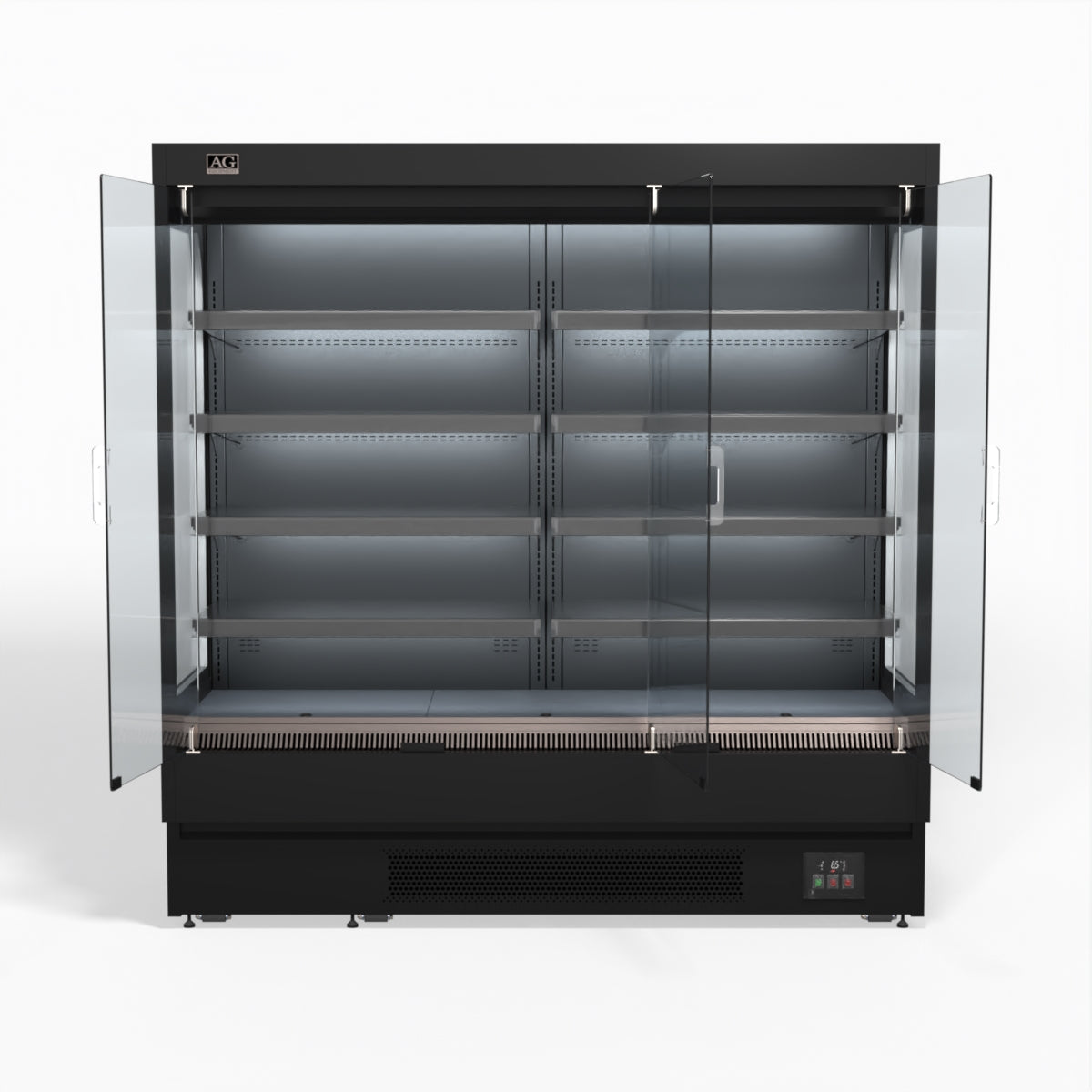 1940mm Supermarket Multi Deck Showcase 3 door Glass Fridge MSD2000