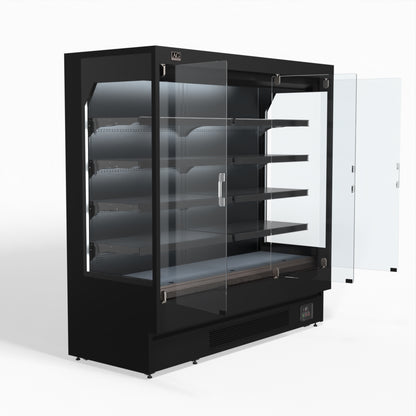 1940mm Supermarket Multi Deck Showcase 3 door Glass Fridge MSD2000