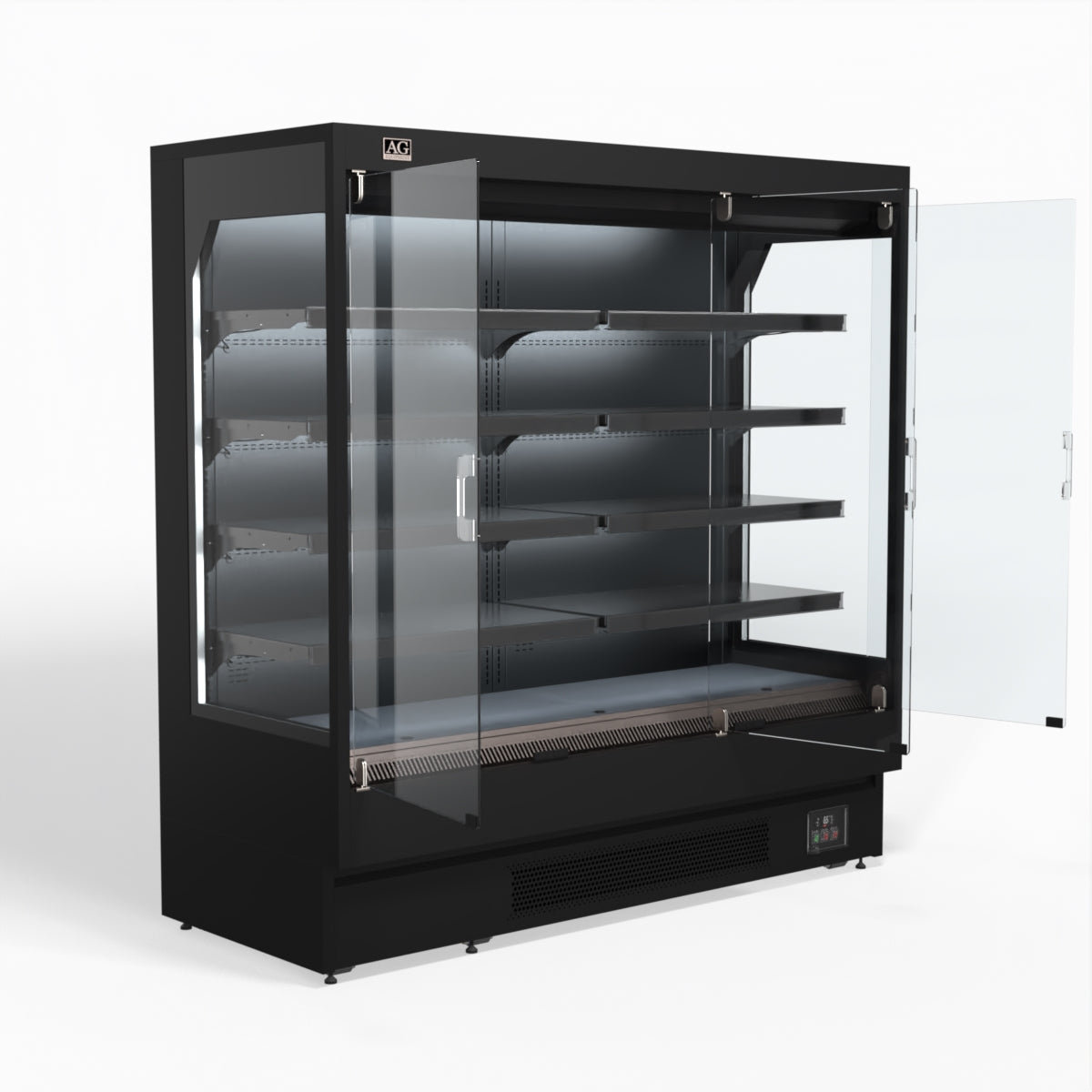 1940mm Supermarket Multi Deck Showcase 3 door Glass Fridge MSD2000