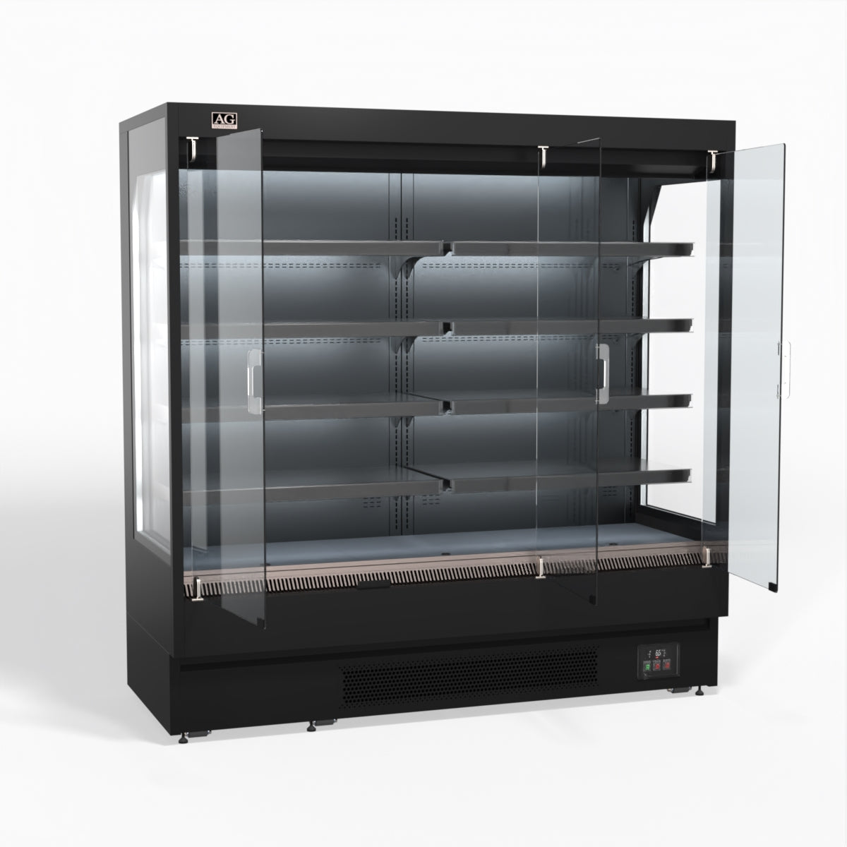 1940mm Supermarket Multi Deck Showcase 3 door Glass Fridge MSD2000