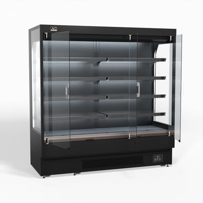 1940mm Supermarket Multi Deck Showcase 3 door Glass Fridge MSD2000