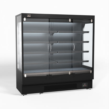 1940mm Supermarket Multi Deck Showcase 3 door Glass Fridge MSD2000