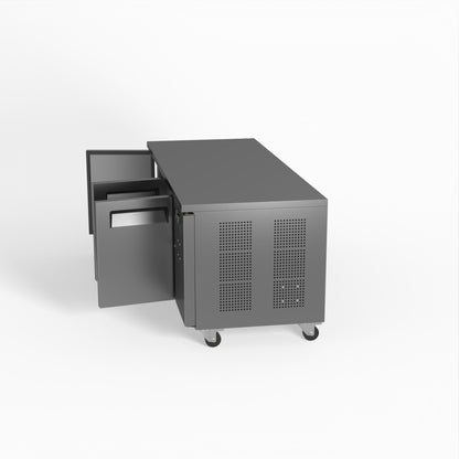 Three Door Commercial Under Bench Fridge 800mm Depth | PAX3100TN