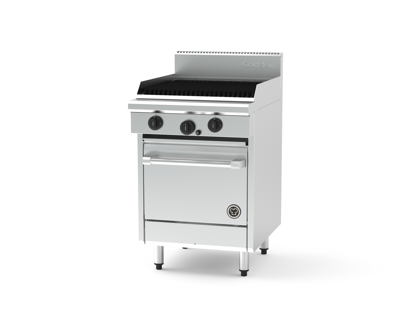 Goldstein PF24Q20E-X 610mm Chargrill + Electric Static Oven