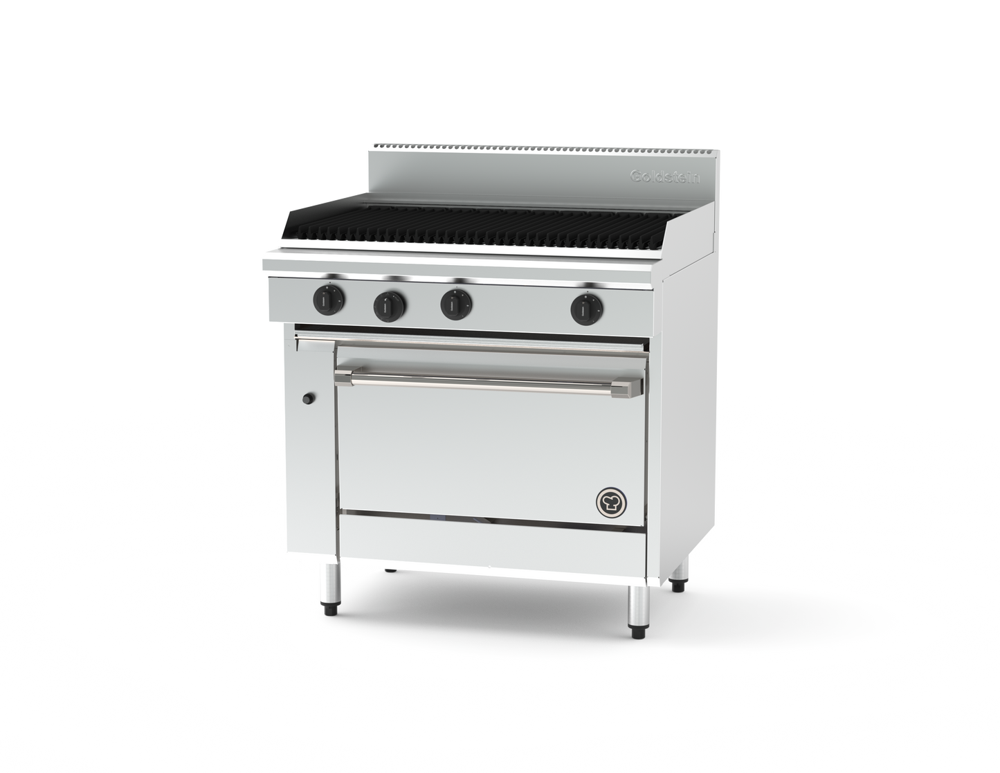 Goldstein PF36Q28-X 914mm Chargrill with Gas Oven