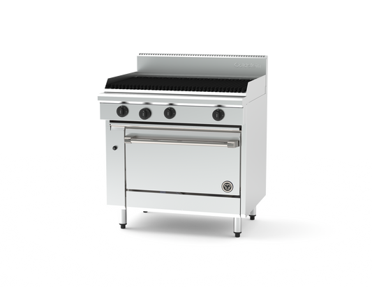 Goldstein PF36Q28-X 914mm Chargrill with Gas Oven