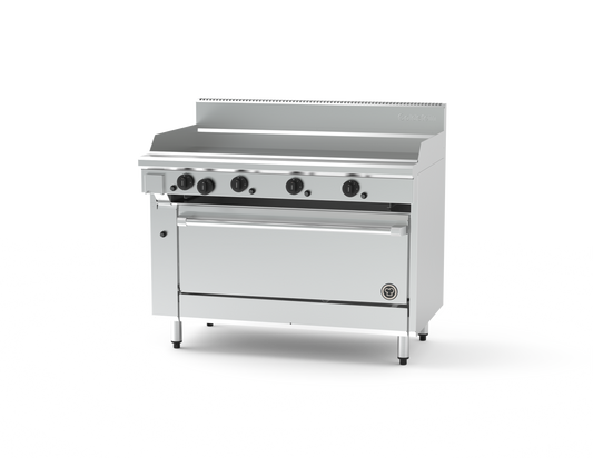 Goldstein PF48G40-X 1219mm Griddle with Gas Static Oven