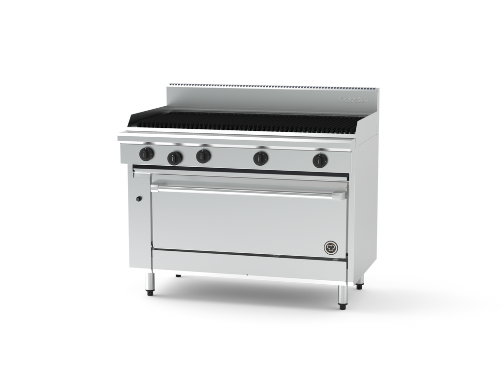 Goldstein PF48Q40FF-X 1219mm Chargrill with Gas Fan Forced Oven