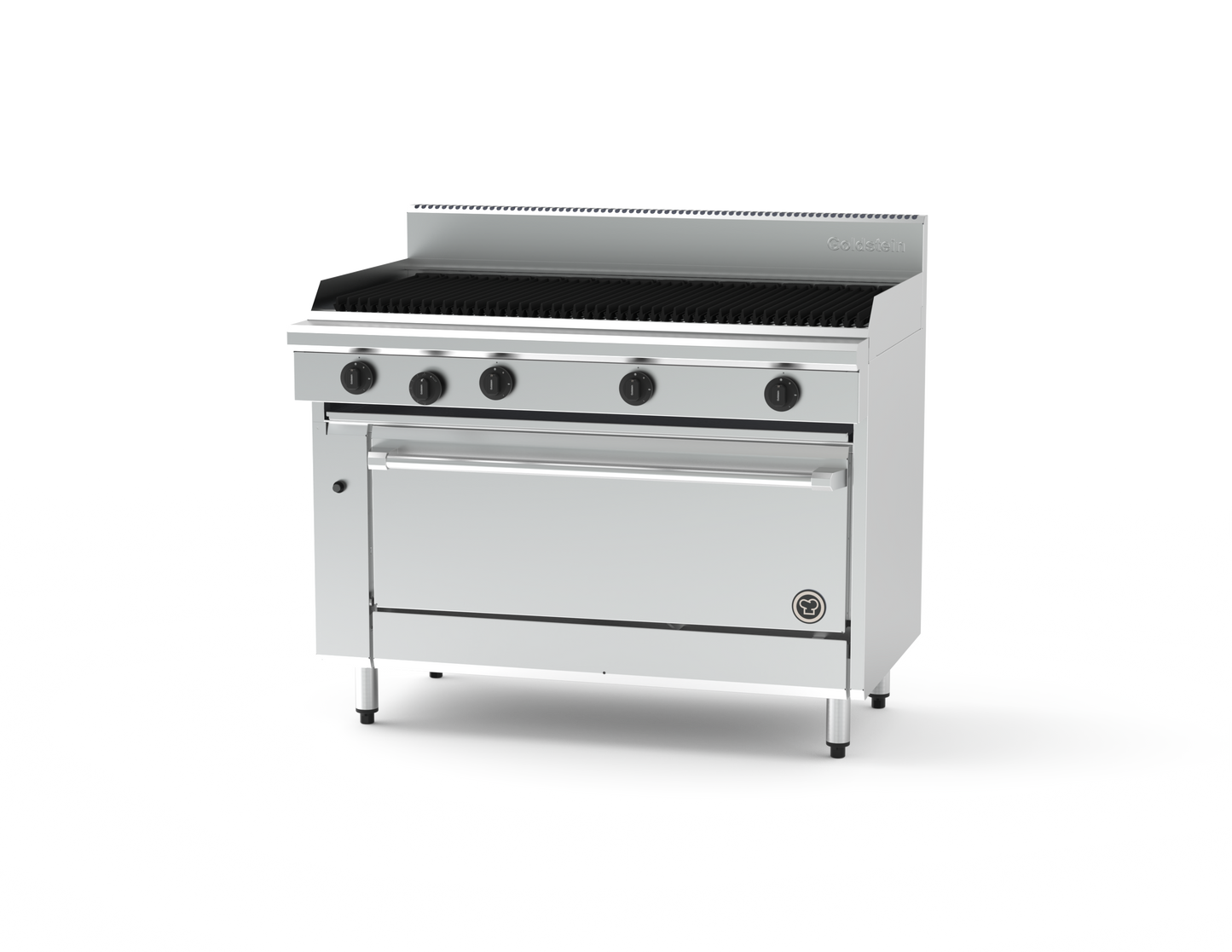 Goldstein PF48Q40FF-X 1219mm Chargrill with Gas Fan Forced Oven