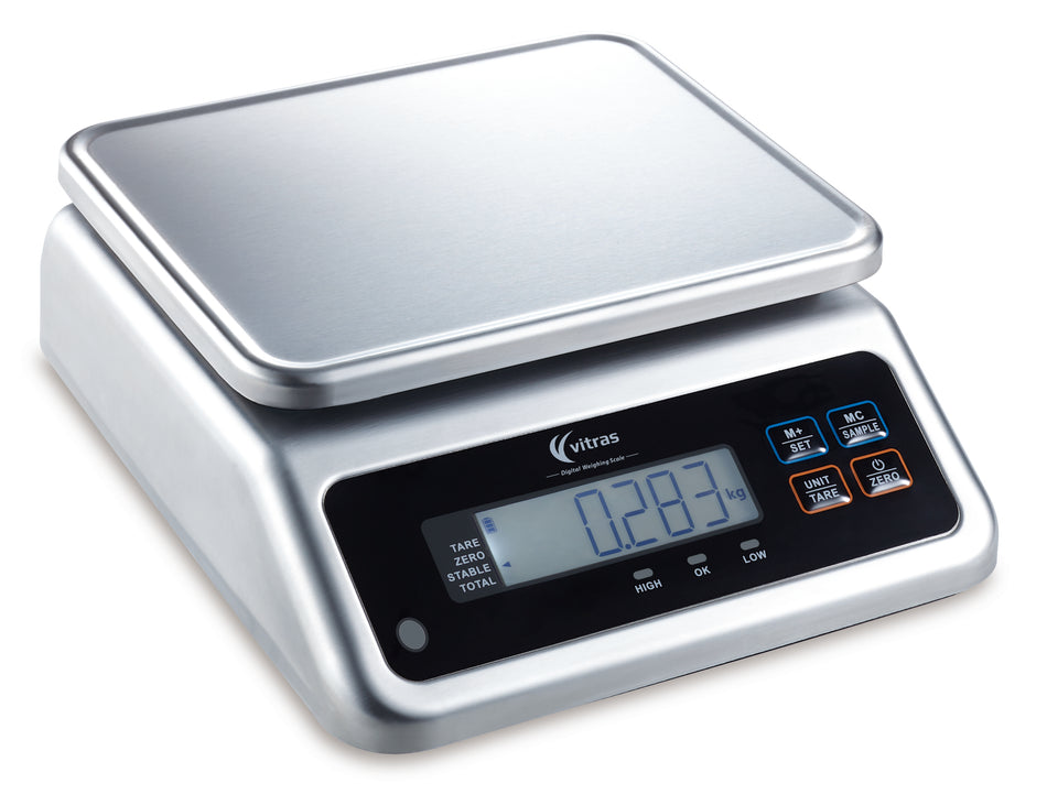 Vitras PSC9502 Dual Display Waterproof Portion Scale – 30kg