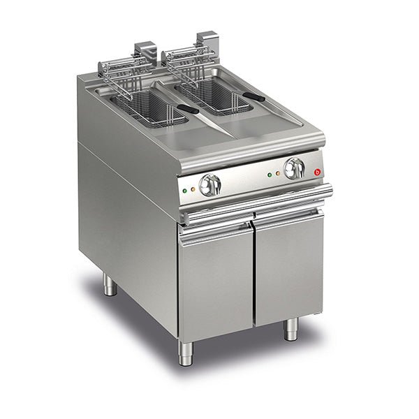 Baron 10+10L Split Pot Electric Deep Fryer Q70FRI/E610
