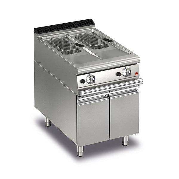 Baron 10+10L Split Pot Gas Deep Fryer With Piezo Ignition Q70FRI/G610