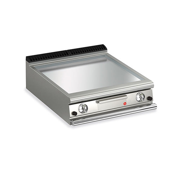 Baron 2 Burner Gas Fry Top With Smooth Chrome Plate Q70FTT/G805