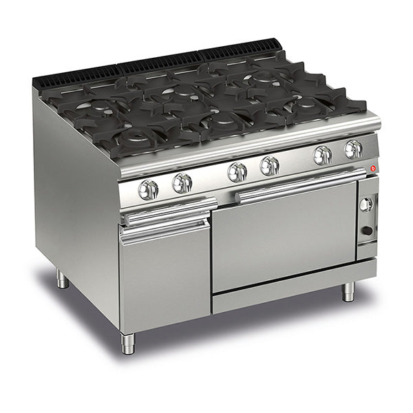 Baron 6 Burner Gas Cook Top With Gas Oven Q70PCF/G1205