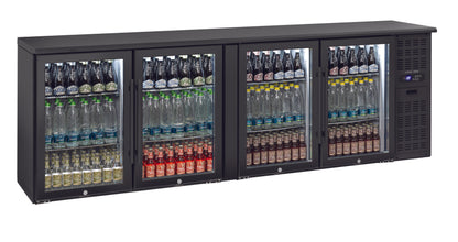 Anvil BBZ0400 4 Door Glass Door Back Bar