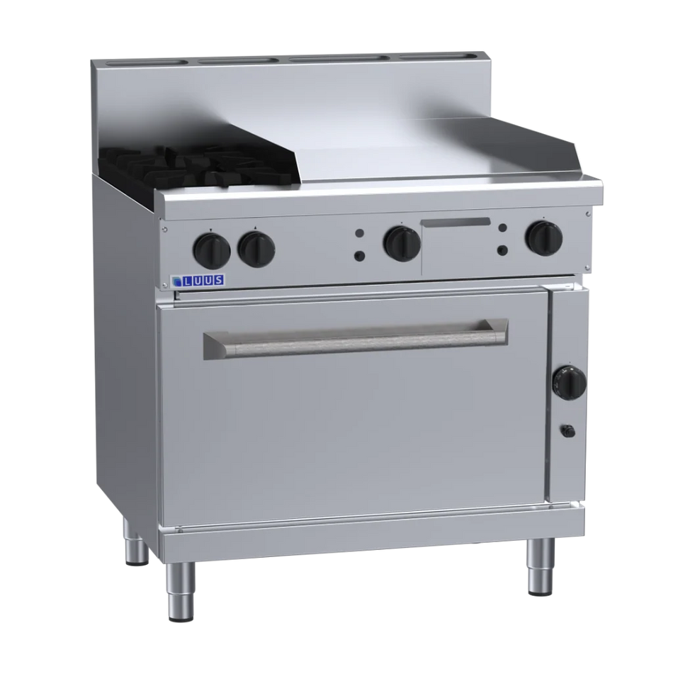 Luus RS-2B6P 2 Burner Cooktop & 600mm Griddle with Oven