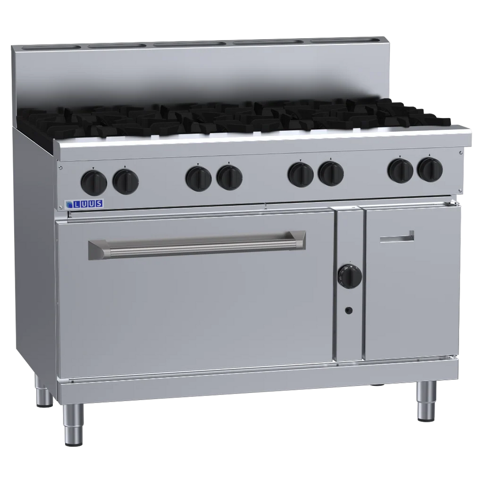LUUS RS-8B Gas 8 Burner Cooktop with Oven