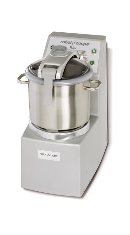 Robot Coupe R 20 - Cutter Mixer - 20L Stainless Bowl - Variable Speed - 3 Phase