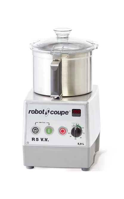 Robot Coupe R 5 V.V. - Cutter Mixer - 5.9L Stainless Bowl - Variable Speed