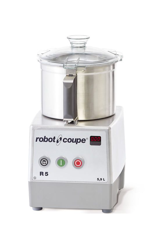 Robot Coupe R 5 - Cutter Mixer - 5.9L Stainless Bowl