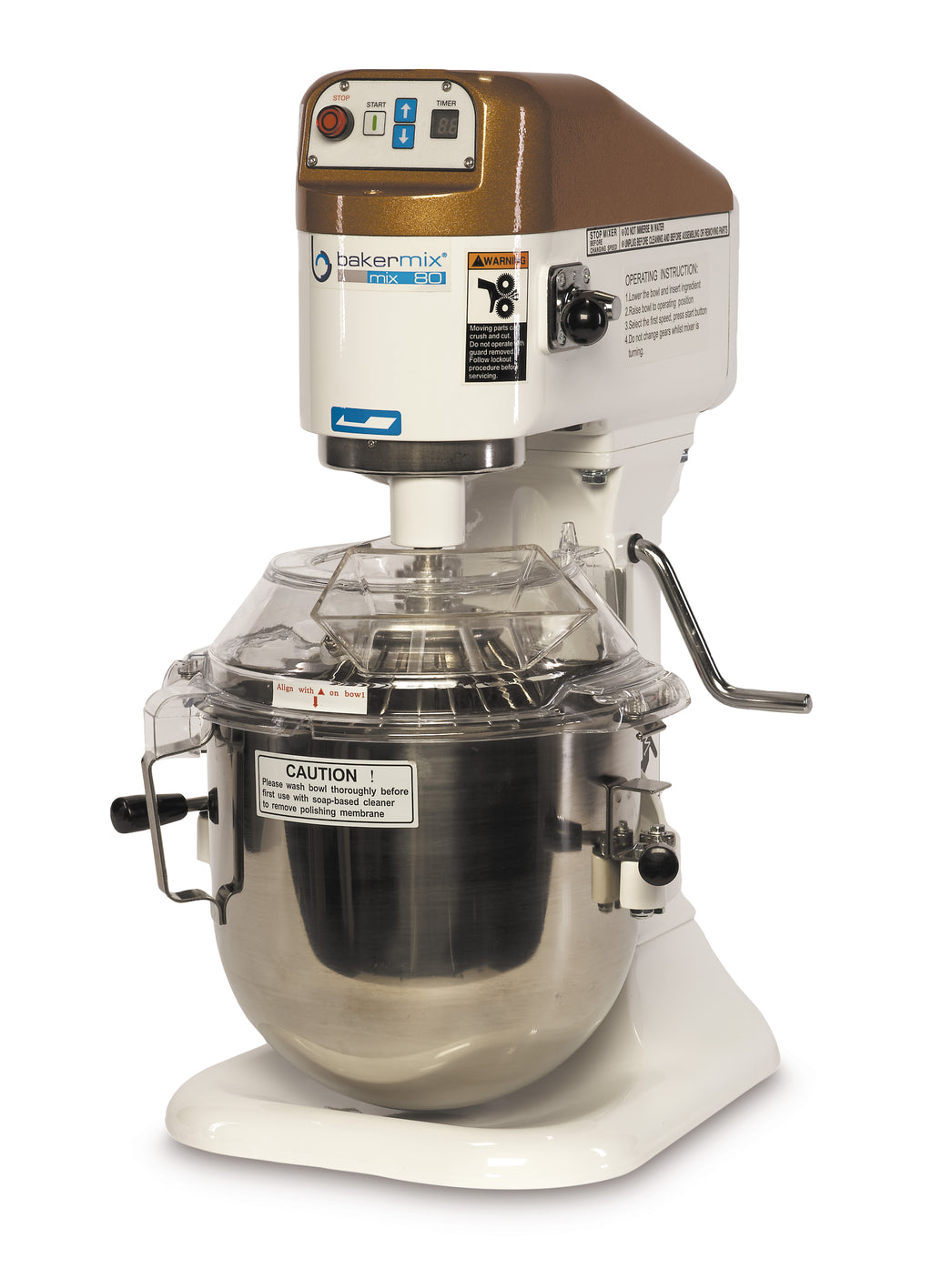 Robot Coupe SP 800 - Planetary Mixer - 8L Stainless Bowl - 200W