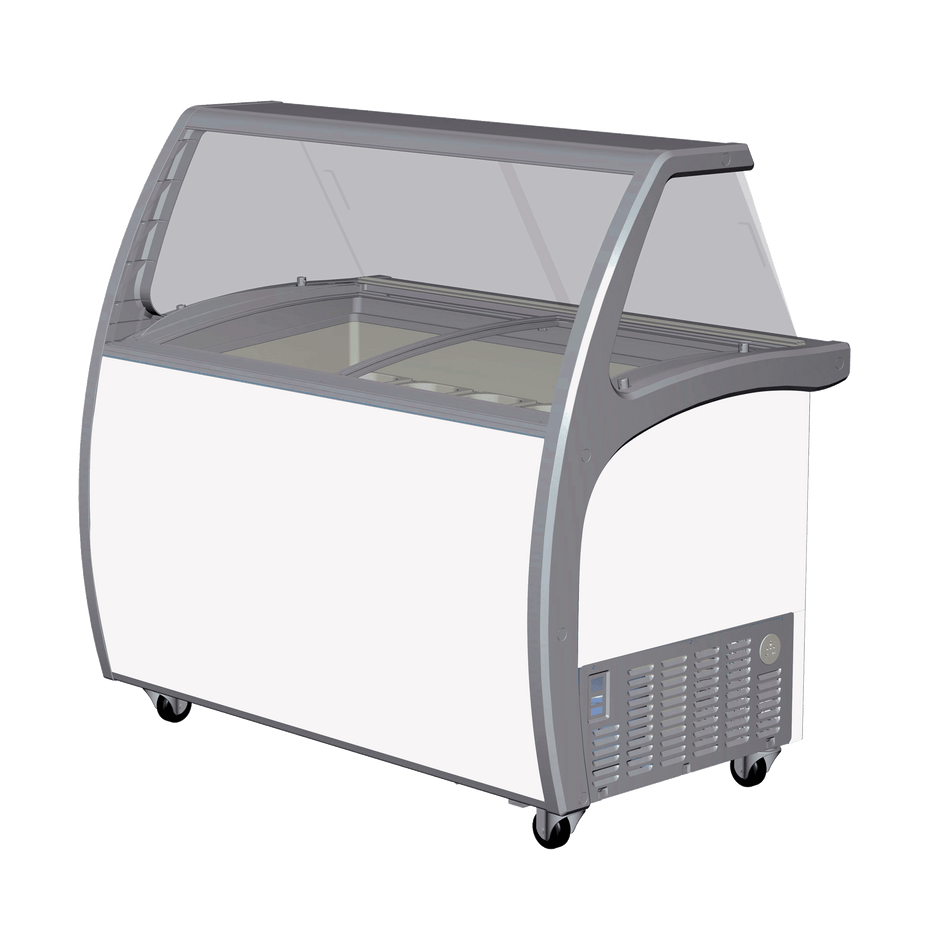 Exquisite SD415S2 Nine Tubs Ice Cream Scooping Freezer