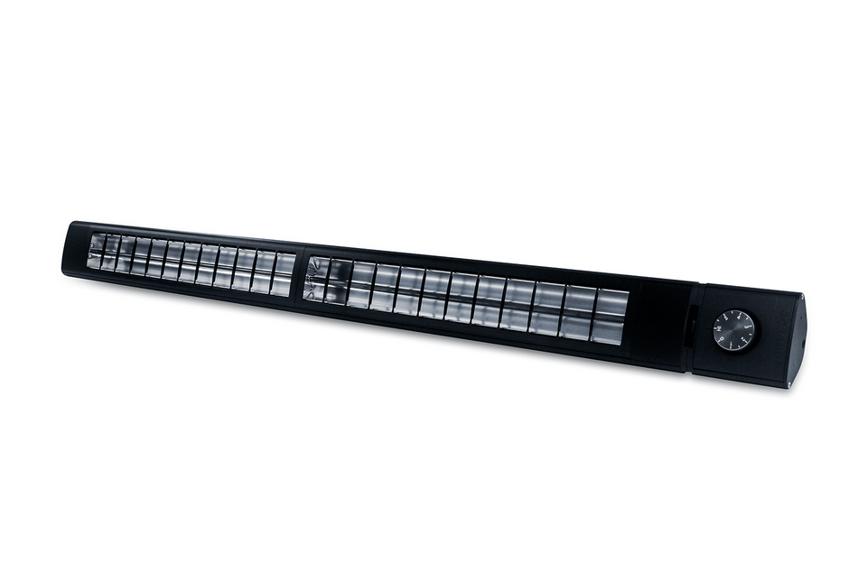 Roband Compact Strip Heat Lamp Element 1200mm Black  SE1200B