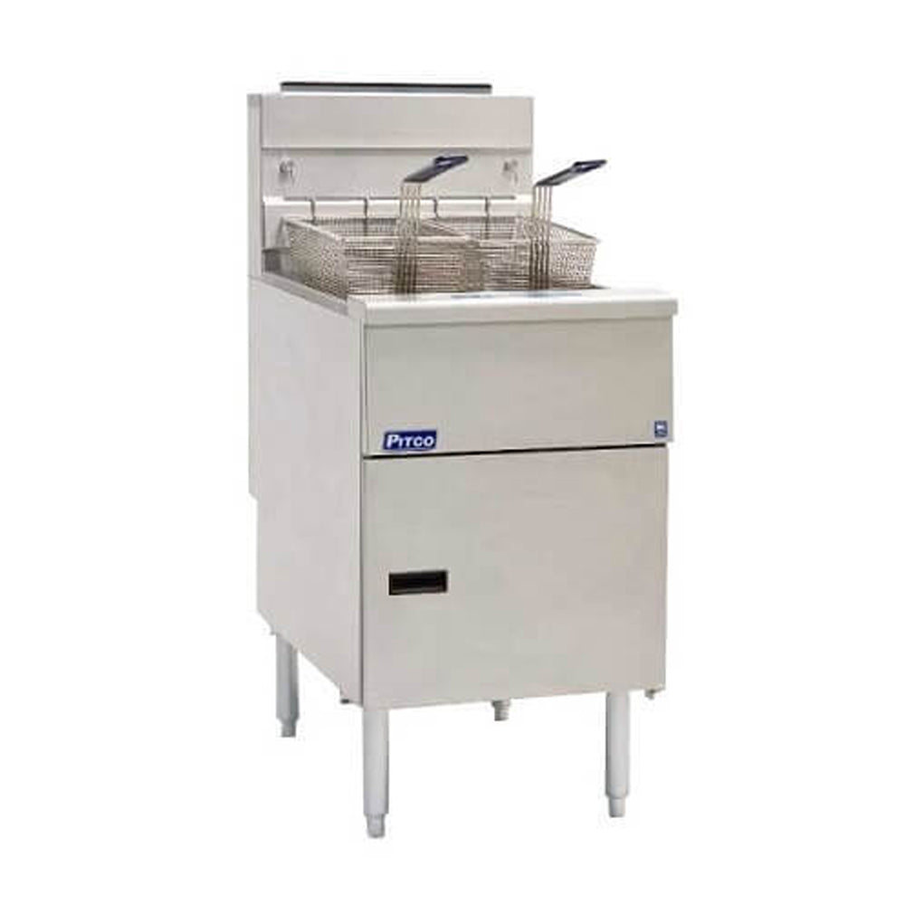 Pitco SG18S Millivolt Gas fryer 3 basket 36Lt