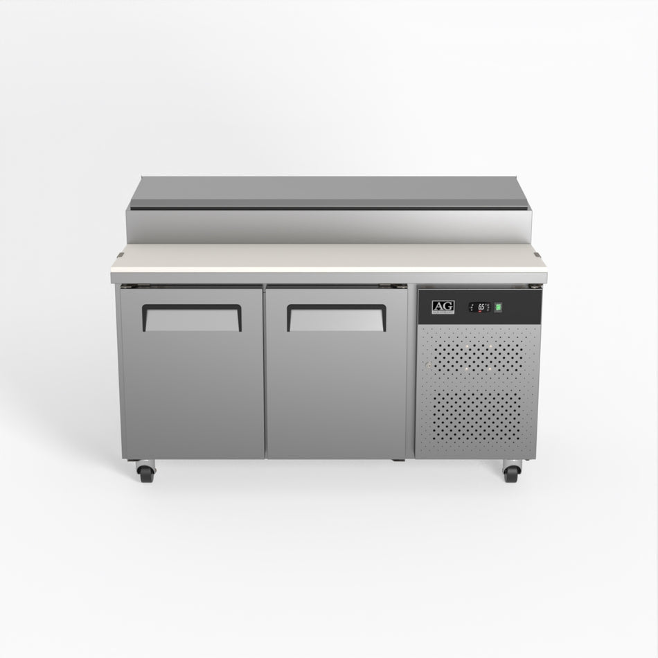 2 Door Saladette Fridge - 8 x 1/3 GN Trays SH2000-800