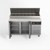 2 Door Saladette Fridge - 8 x 1/3 GN Trays SH2000-800