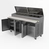3 Door Saladette Fridge – Fits 8 x 1/3 GN Trays SH3000-700