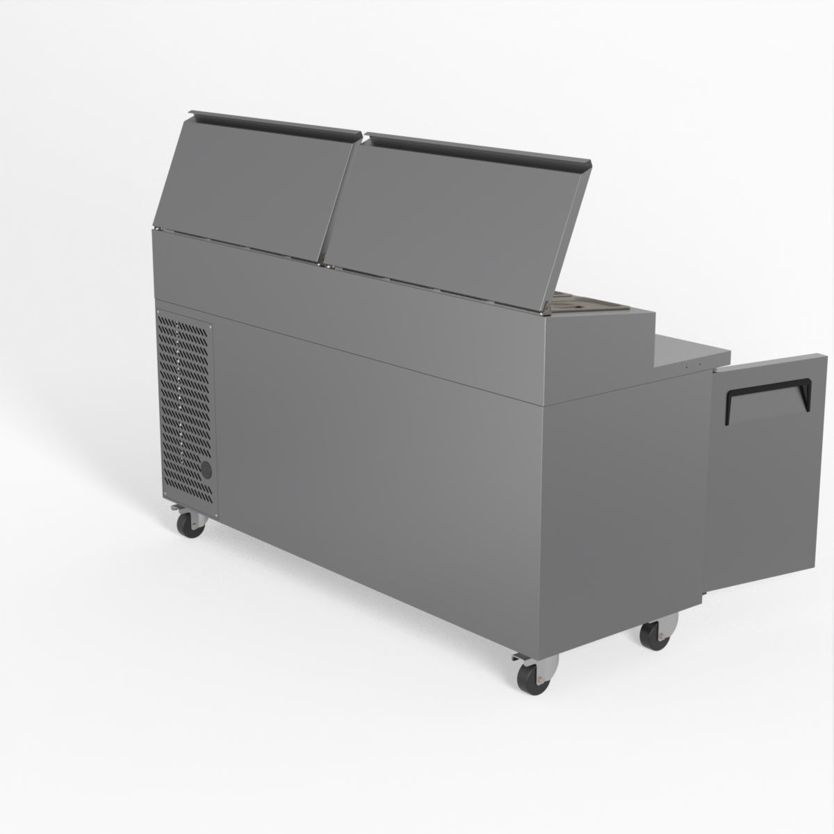 3 Door Saladette Fridge – Fits 8 x 1/3 GN Trays SH3000-700