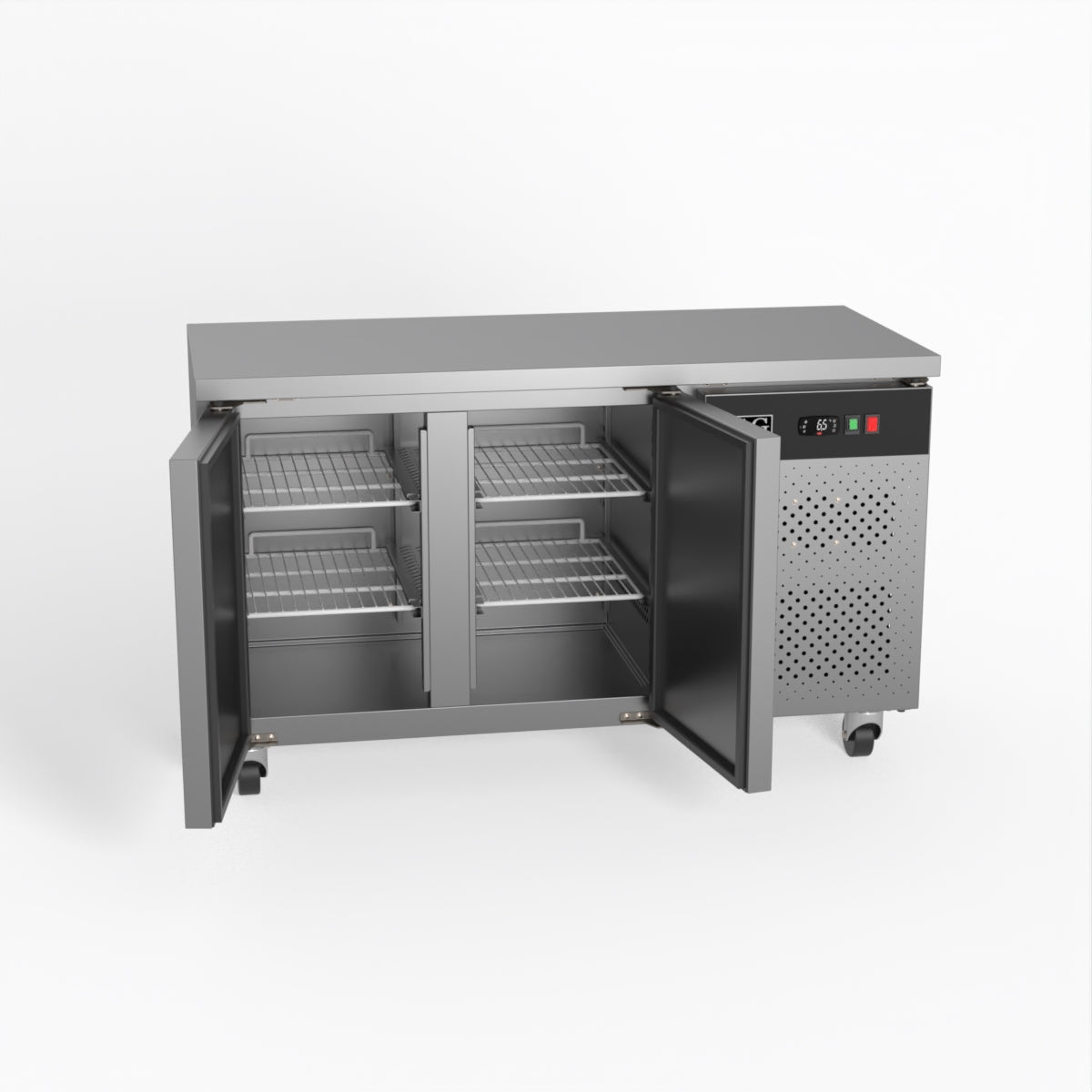 Two Door Commercial Under Bench Freezer 600mm Depth | SLX2100BT