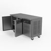 Two Door Commercial Under Bench Fridge 600mm Depth | SLX2100TN