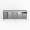 Four Door Commercial Worktop / Under Bench Fridge 600mm Depth SLX4100TN
