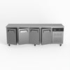 Four Door Commercial Worktop / Under Bench Fridge 600mm Depth SLX4100TN