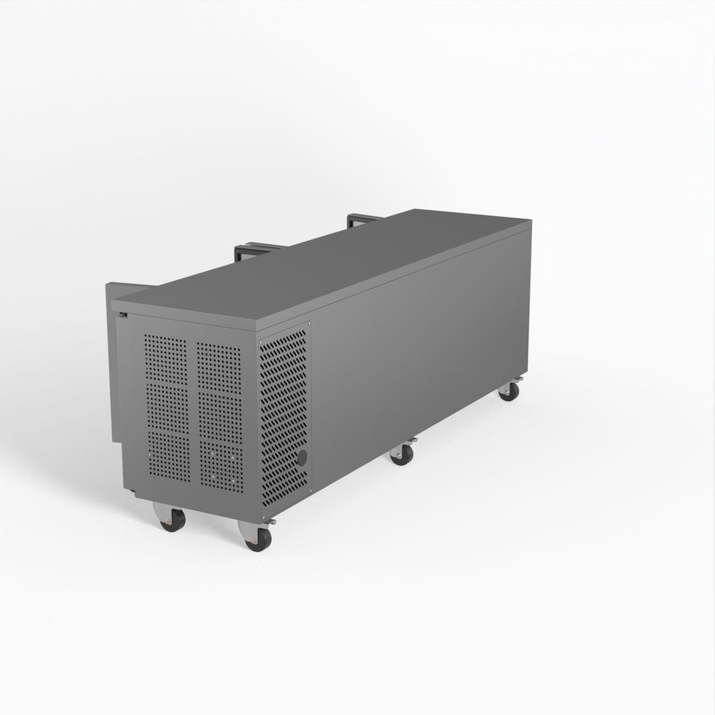 Four Door Commercial Worktop / Under Bench Fridge 600mm Depth SLX4100TN