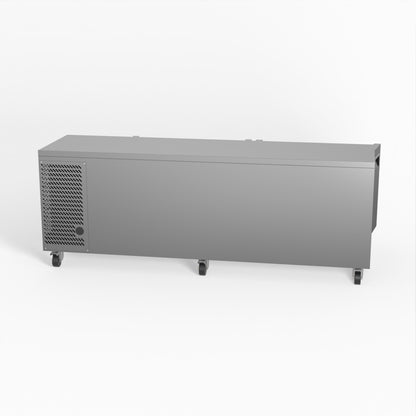 Four Door Commercial Worktop / Under Bench Fridge 600mm Depth SLX4100TN