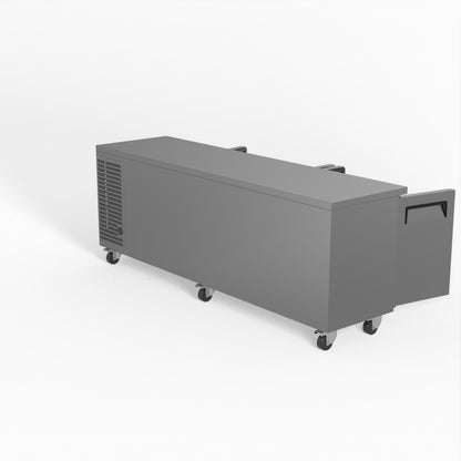 Four Door Commercial Worktop / Under Bench Fridge 600mm Depth SLX4100TN