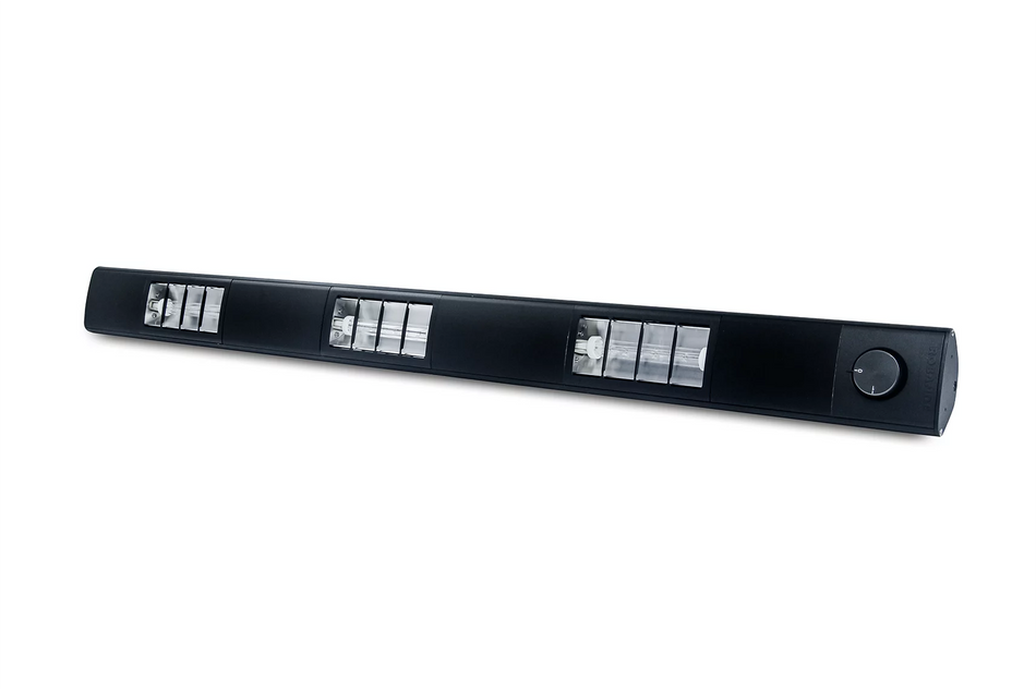 Roband Compact Strip Heat Lamp Quartz 1200mm Black SQ1200B