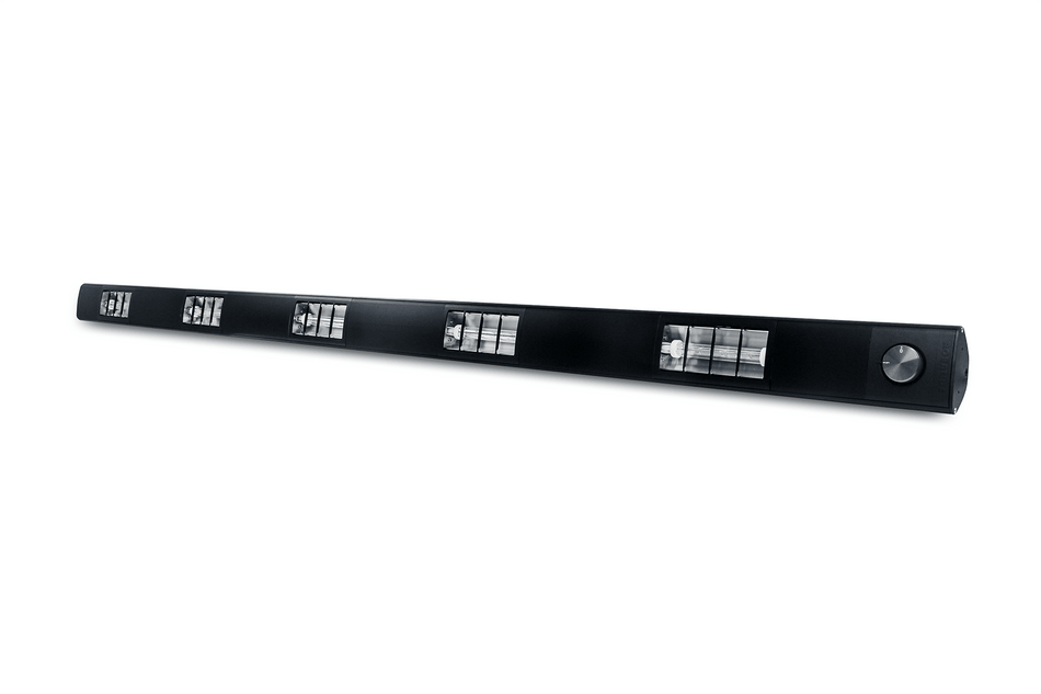 Roband Compact Strip Heat Lamp Quartz 2100mm Black SQ2100B