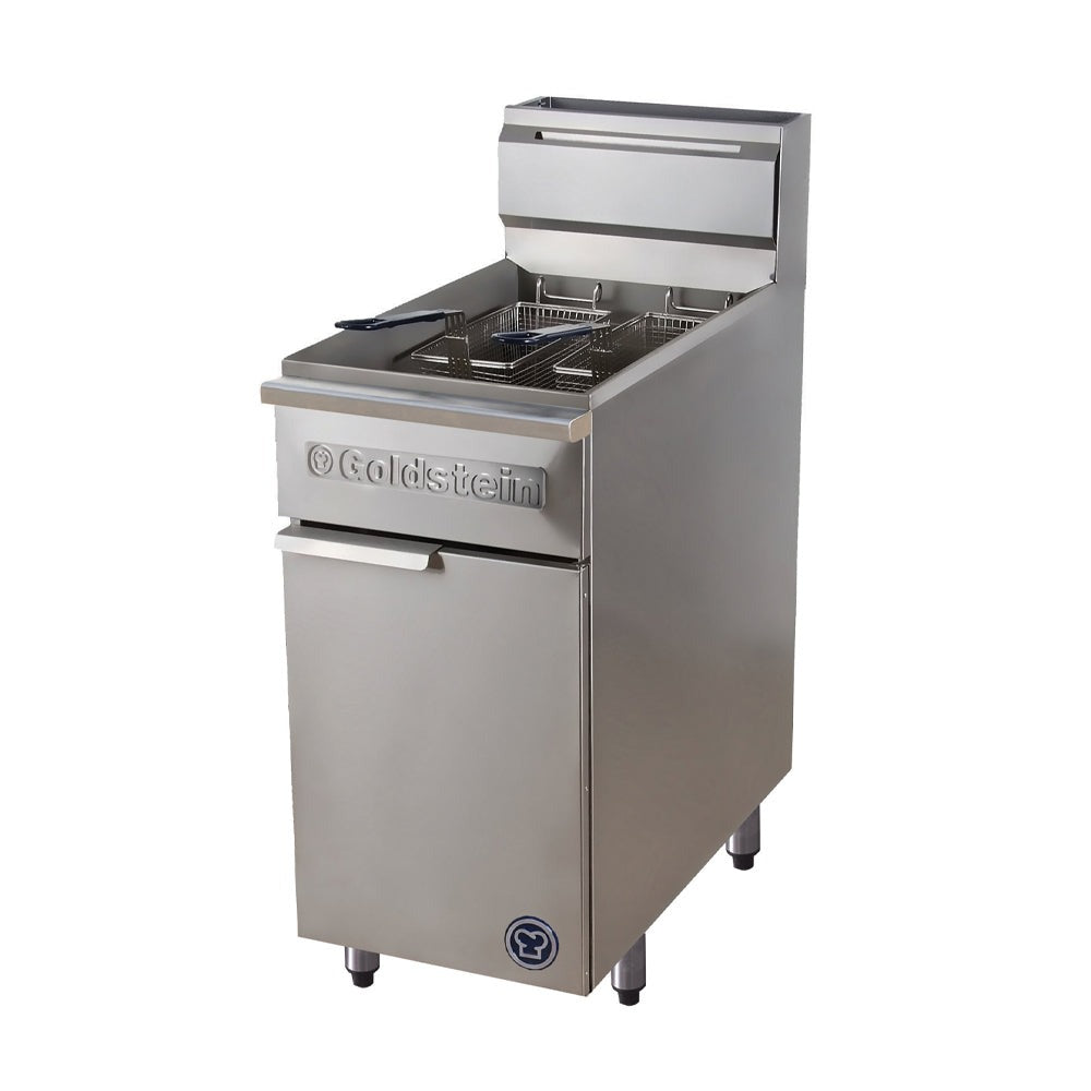 Goldstein TGF1M/400L 2 Basket 28L Gas Fryer - Turbo Tube