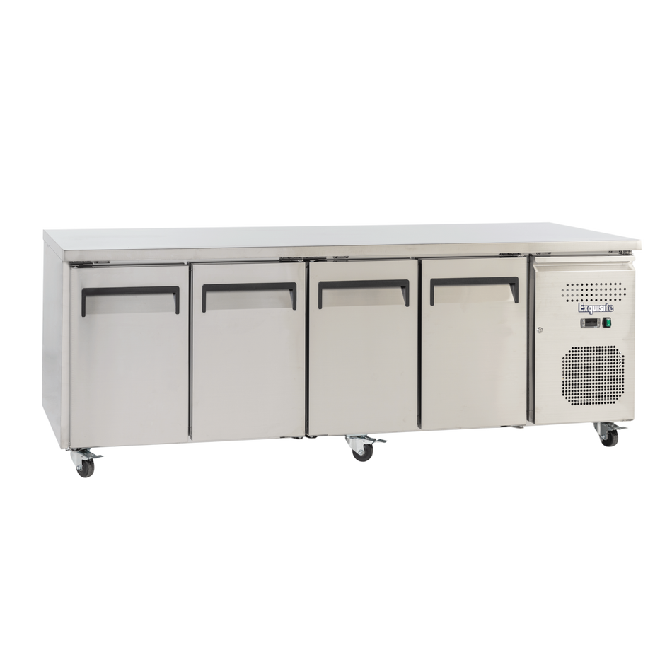Exquisite USC550H Four Solid Doors Underbench Storage Fridge 616 Litre
