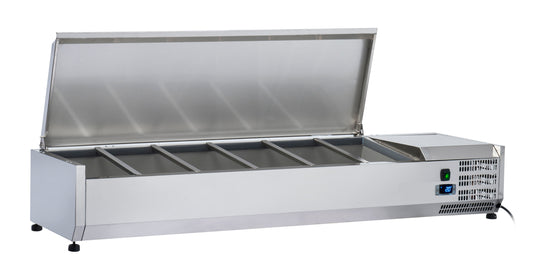 Anvil VRX1200S 1200mm Stainless Steel Lid Refrigerated Ingredient Well