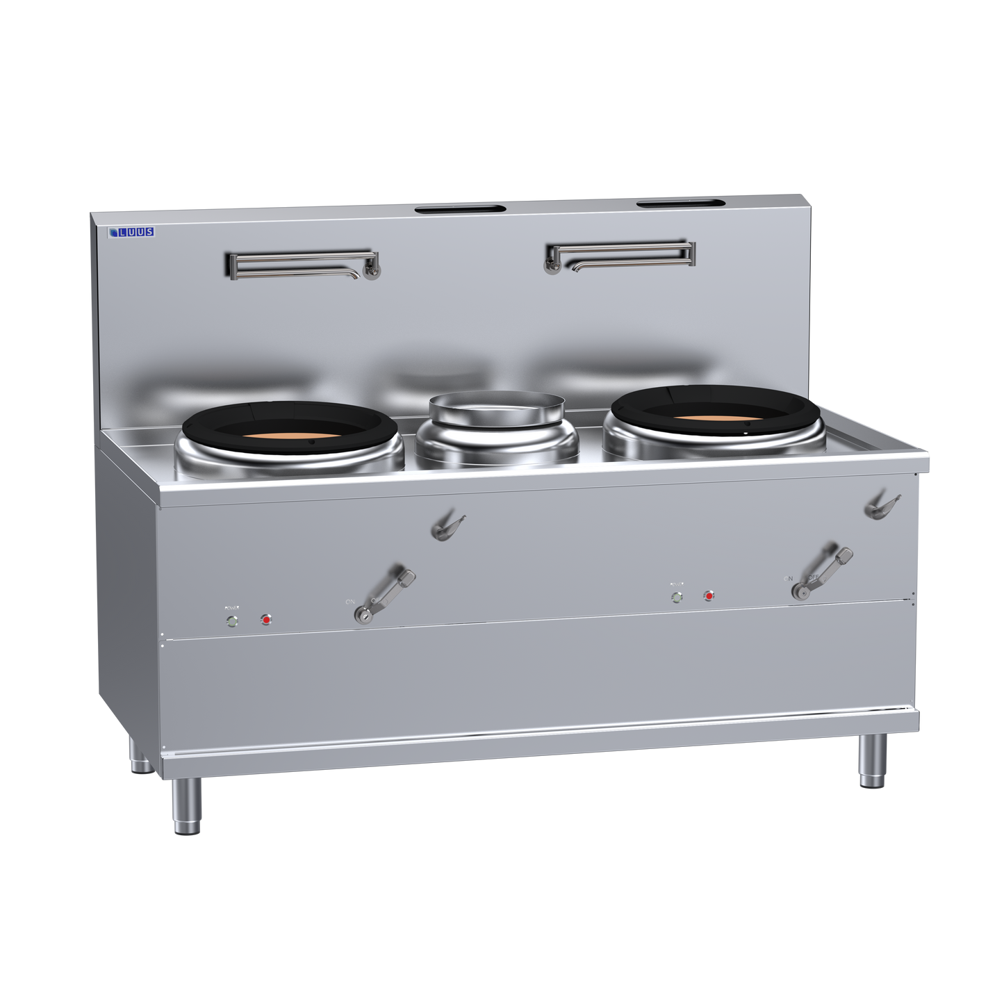 LUUS WV-1A1P1A 2 Hole Fo San Wok with centre pot