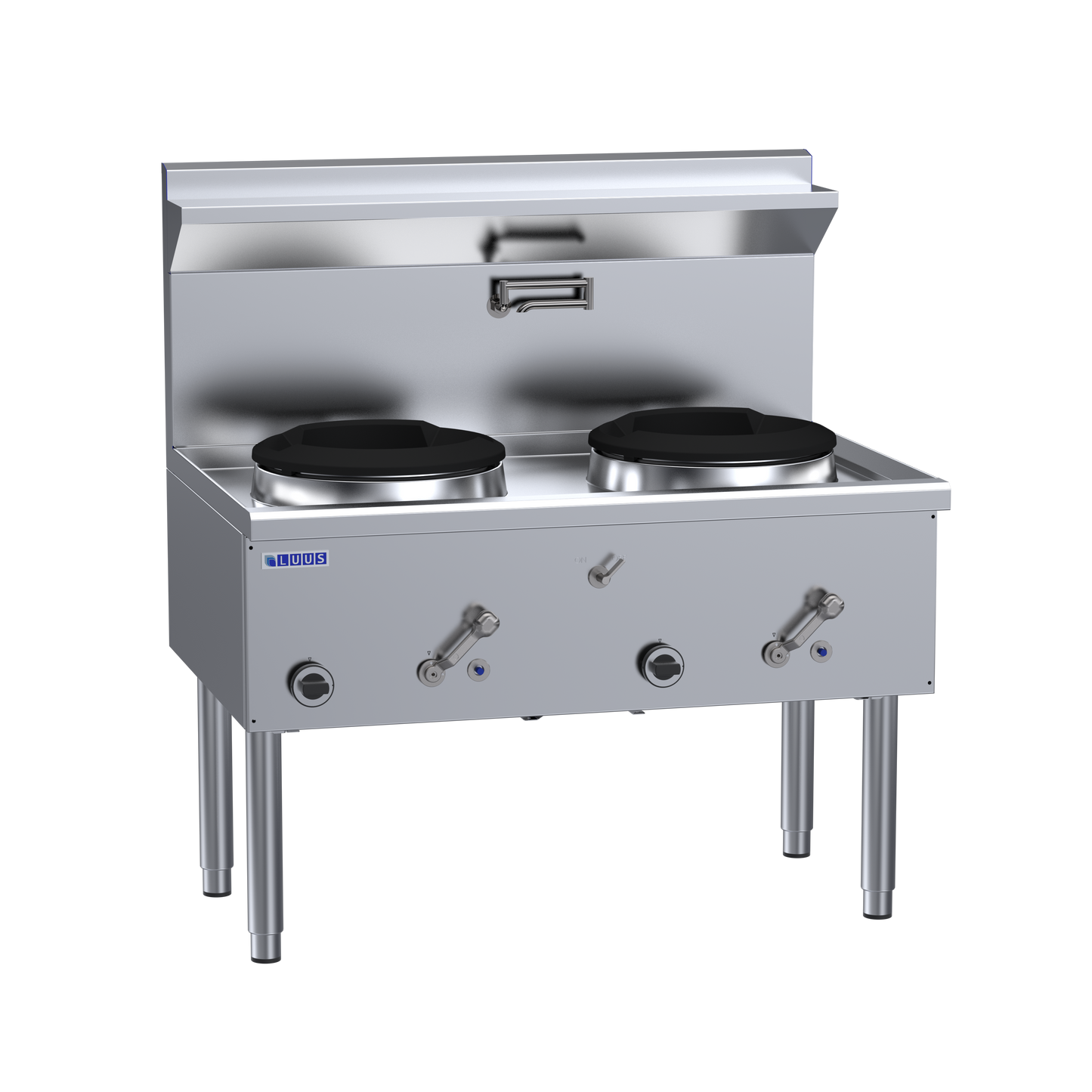 Luus WZ-2C 2 Burner Compact Waterless Wok