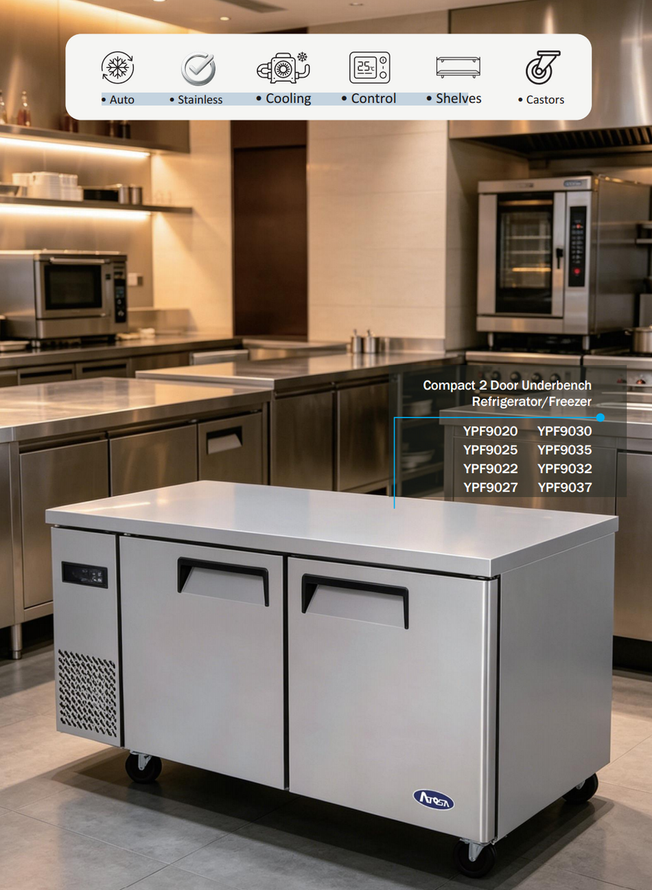Atosa UNDERCOUNTER FRIDGE 1200MM YPF9022