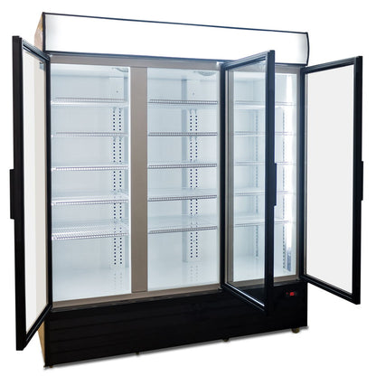 1500L Triple Glass Door Upright Display Fridge CU1500TNG