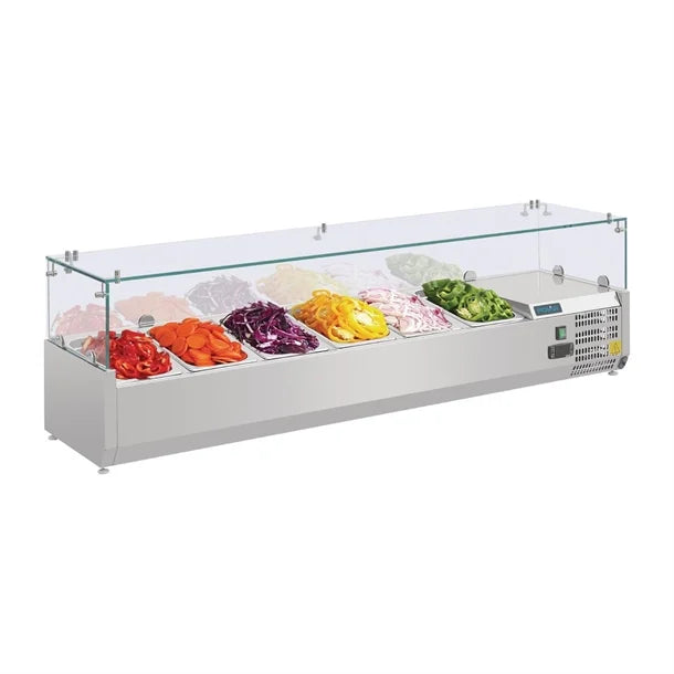 Polar G-Series Countertop Prep Fridge 6x 1/4GN AB090-A