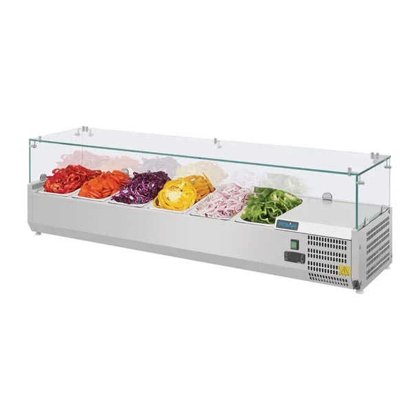 Polar G-Series Countertop Prep Fridge 6x 1/4GN AB090-A